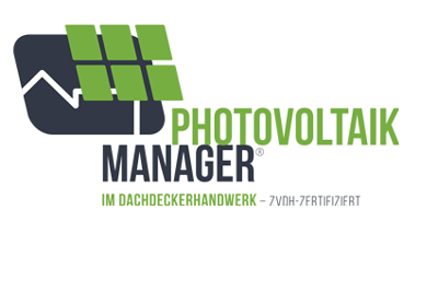 Logo vom Zentrallverband des Dachdeckerhandwers zum PV Manager